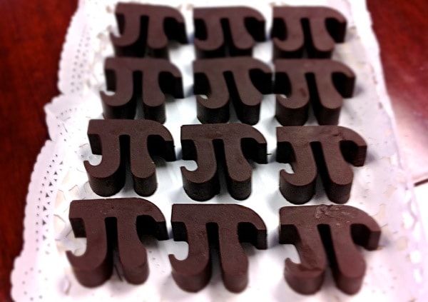 Pi chocolate