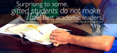 Gifted learners do not make the best academic leaders