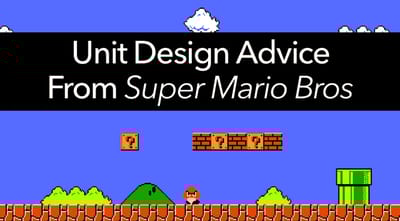 How to design a unit, from Super Mario Bros’ creator