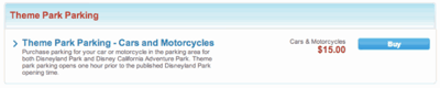 Parking prices