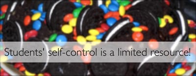 Self control is a limited resource!