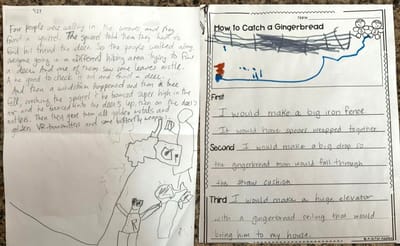 two writing samples
