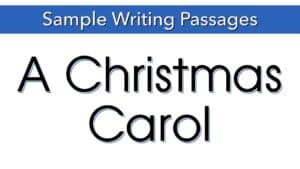 Writing Sample: A Christmas Carol (Cold)
