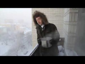 Boiling Water at -41°C