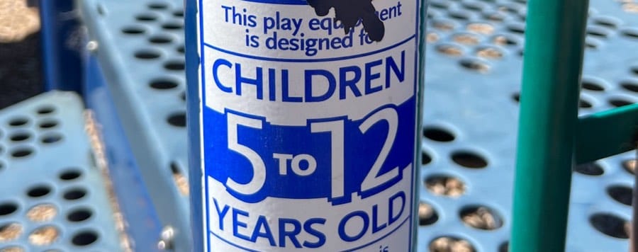 Playground equipement for ages 5-12