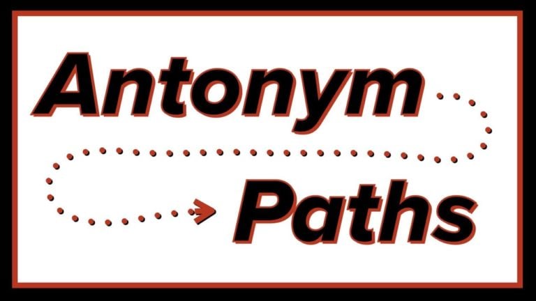 Vocab Puzzle: Antonym Paths
