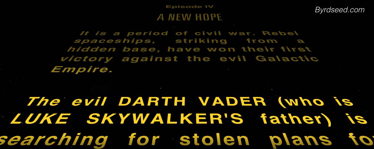star wars crawl with no suspense star wars crawl with no suspense