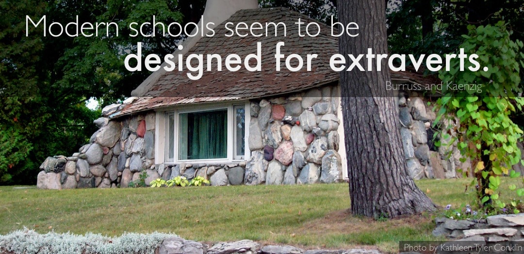 Modern schools seem to be designed for extraverts Modern schools seem to be designed for extraverts
