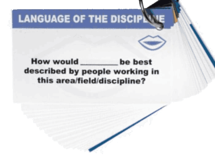depth and complexity - language of the discipline