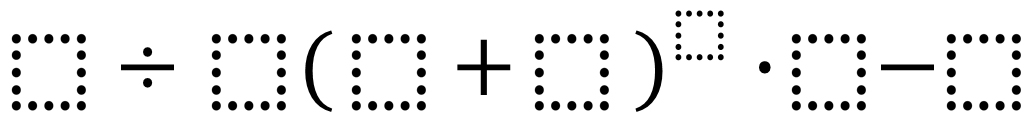 Order of operations