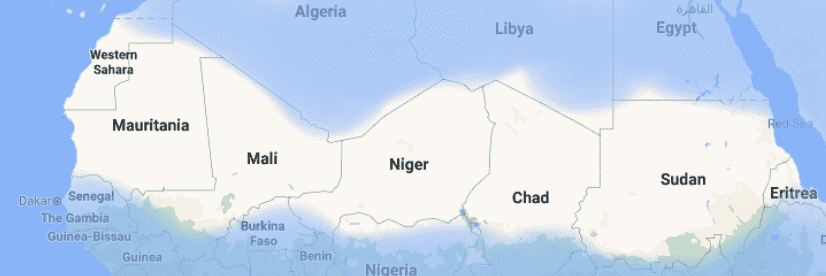 second row of african countries second row of african countries