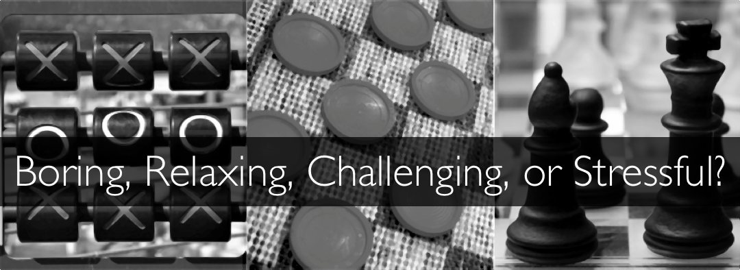 Is a task boring or relaxing? Challenging or stressful? Is a task boring or relaxing? Challenging or stressful?